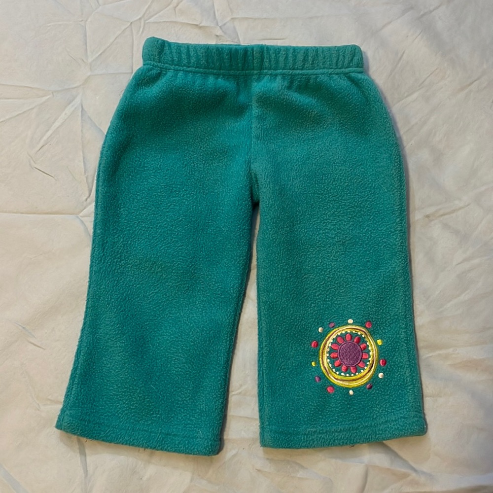 12M fleece girl pants